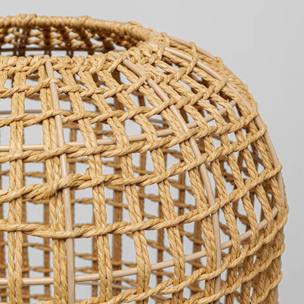 Kare Design Aloha Vloerlamp Riet Retro 136 Cm
