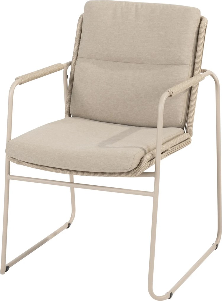 Parma dining tuinstoel stapelbaar latte Taste 4SO