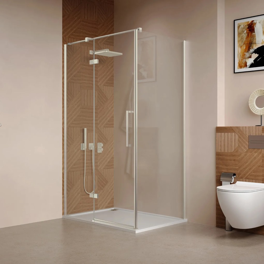 Saniclear Pure douchecabine 80x90cm RVS
