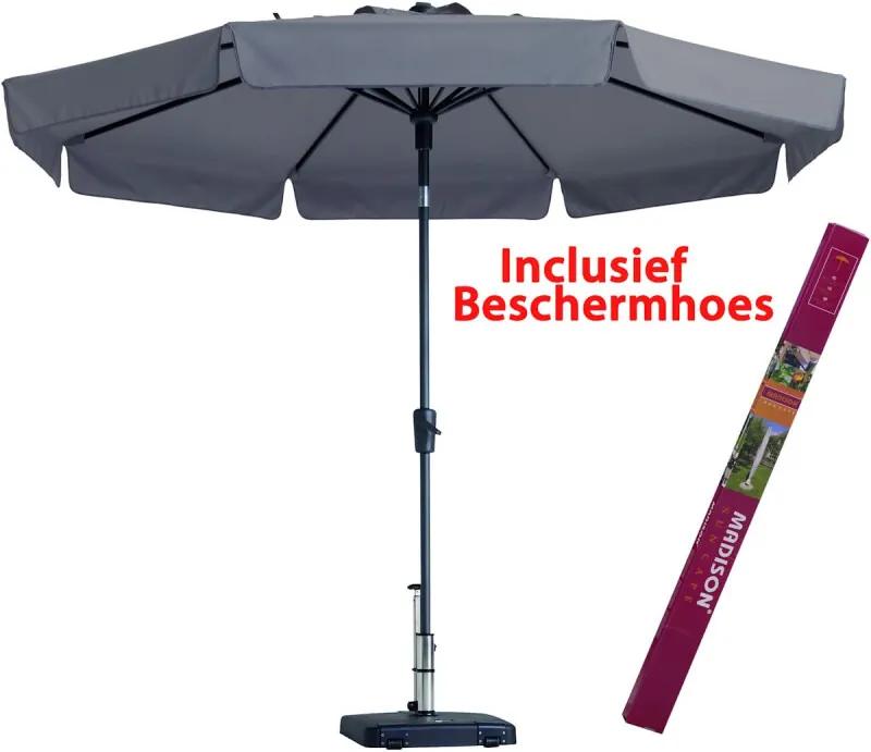 Parasol Rond Taupe Flores incl Beschermhoes Waarom is een a href=https://www.bol.com/nl/i/-/N/13027/ target=_blank"parasol/a onmisbaar in de tuin