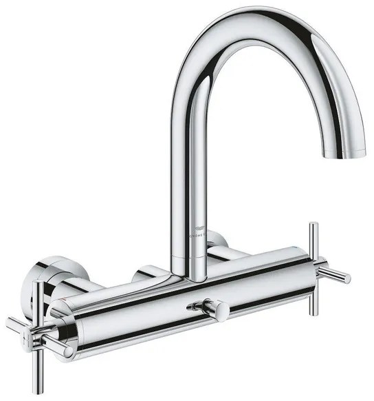 Grohe Atrio badmengkraan kruisgrepen chroom 25268000