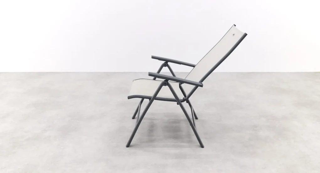 Hartman Monza alu/Chaneo verstelbare tuinset - 220x100 cm. - 7-delig