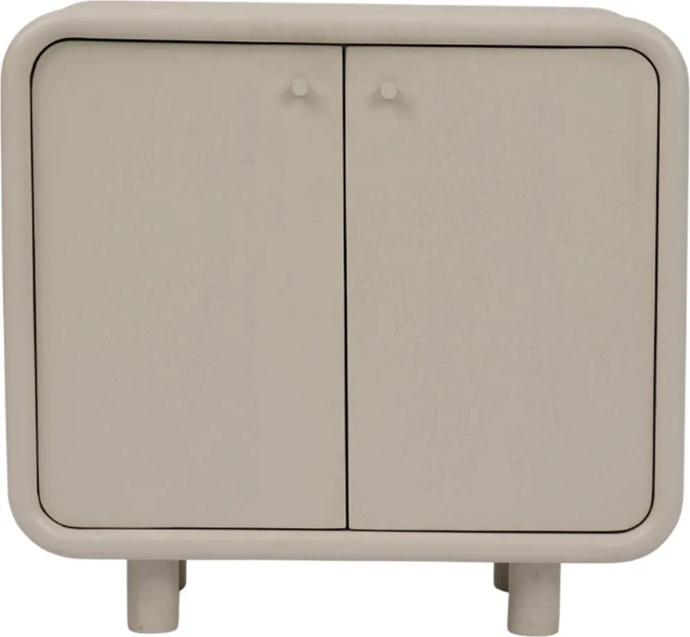 Beige Kastje Met Ronde Hoeken - 90x43x75cm.