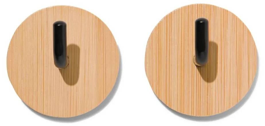HEMA Plakhaken Rvs - 2 Stuks (bruin)