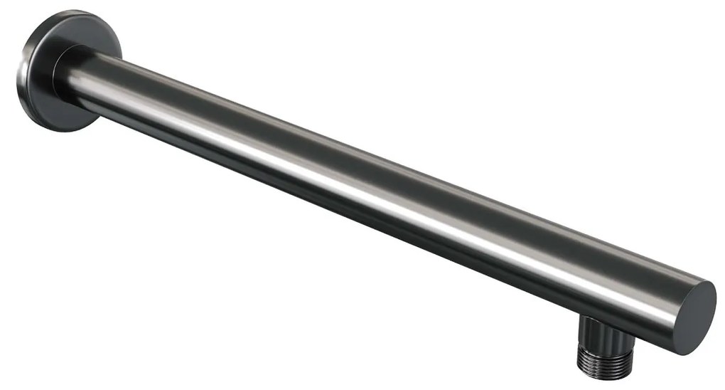 Brauer Gunmetal Edition complete inbouw regendouche met 3 standen handdouche, rechte wandarm en hoofddouche 30cm set 8 gunmetal geborsteld PVD