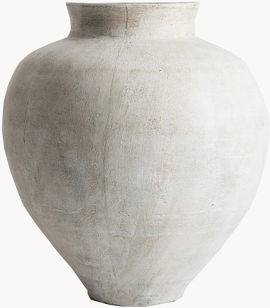 Handgeweven vloervaas Artemisa, H 70 cm