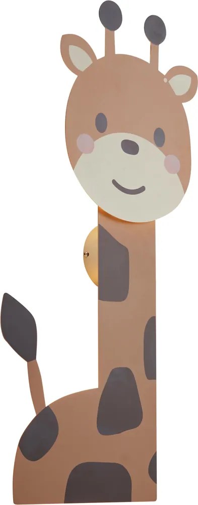 Kinder wandlamp oranje incl. LED 3-staps dimbaar - Gigi the Giraffe