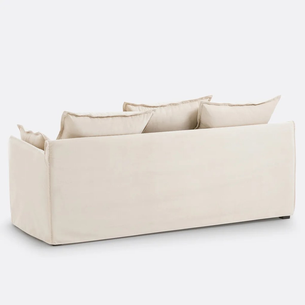 Sofa voor 2, 3, 4 of 5 personen, met afneembare hoezen, in fluweel, ODNA