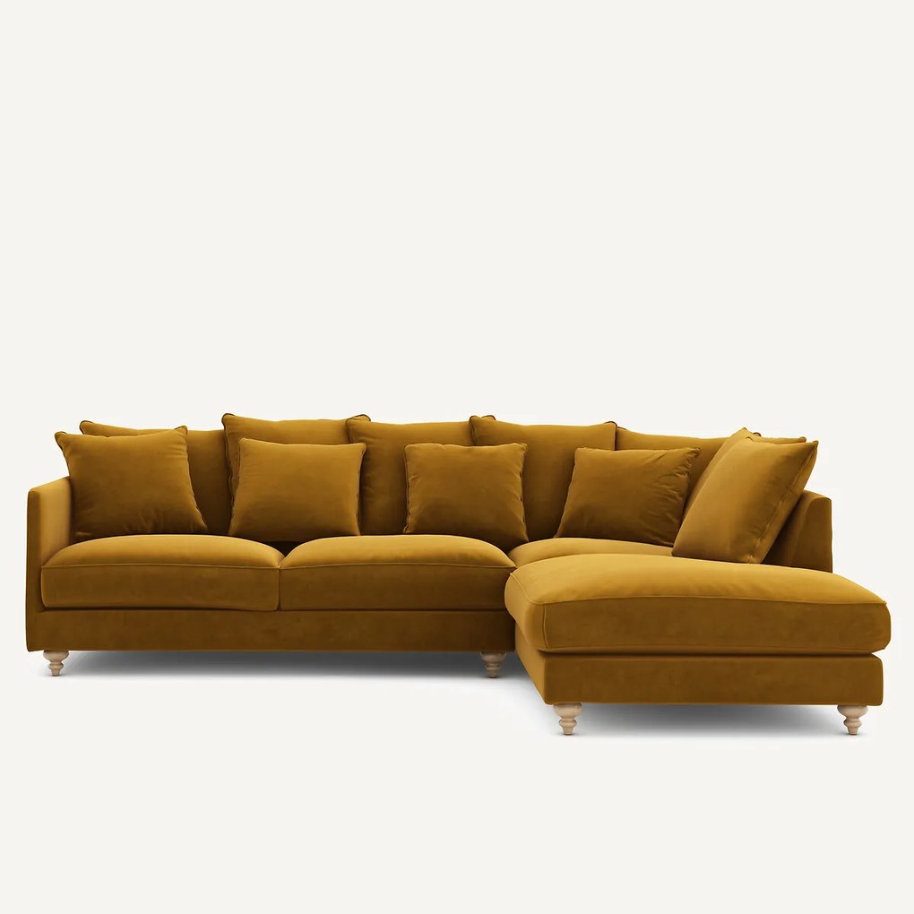 Fluwelen hoekslaapbank, Lazare