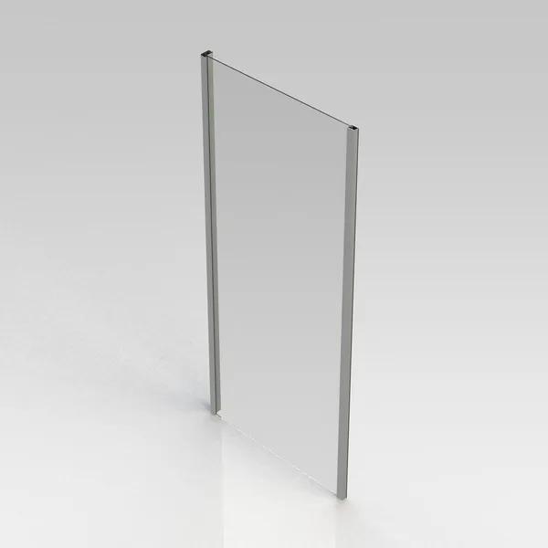 Nemo Go Belo vaste wand 90x190cm 6mm easy clean glas profielen aluminium verchroomd regelbaar 86.5-89cm S-2050-140