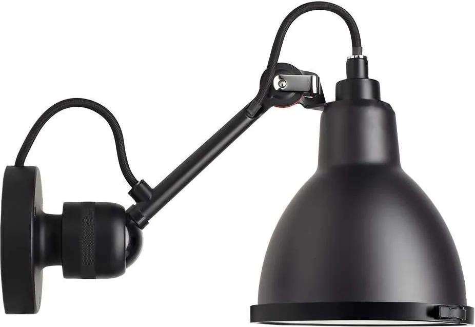 DCW éditions Lampe Gras N304 Classic Outdoor Seaside wandlamp black zwart