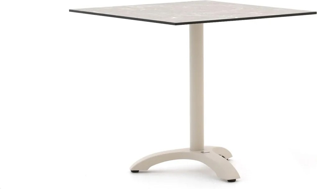 Tuin eettafel Bellagio  | Vierkant  | Tuintafel Kunststof | 80x80cm | 2 personen | Kees Smit Tuinmeubelen