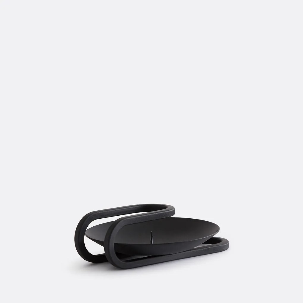 Metalen kandelaar, hoogte 4 cm, CANDRALE