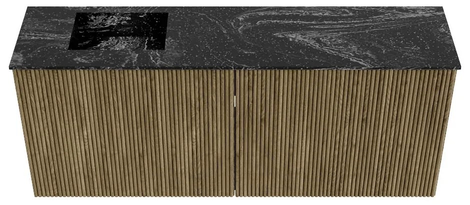 Mondiaz Joya DLux 100cm toiletmeubel dusk met wastafel faye links zonder kraangat lava