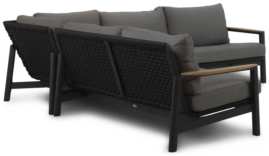 Hoek loungeset 5 personen Aluminium/Rope Grijs  Coco Ralph/Montana