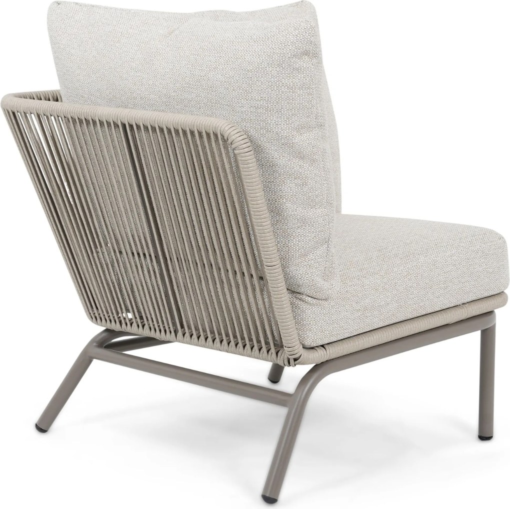 Hoek loungeset 6 personen Rope Taupe  Coco Livo