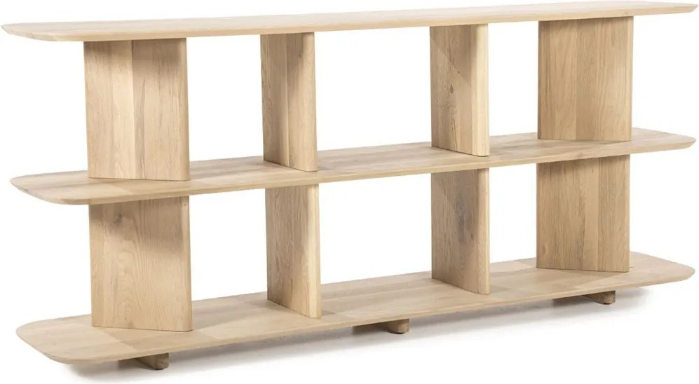 Open Dressoir Eikenhout Naturel - 180 X 40cm.