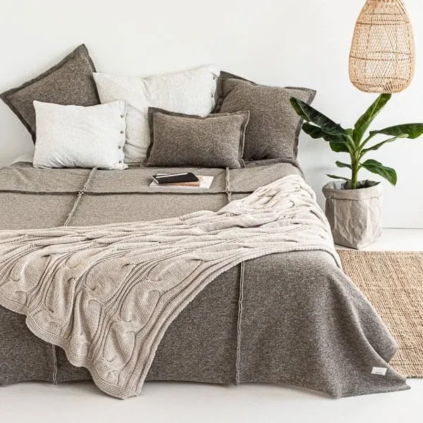 Moyha - Kussen Taupe - Beige