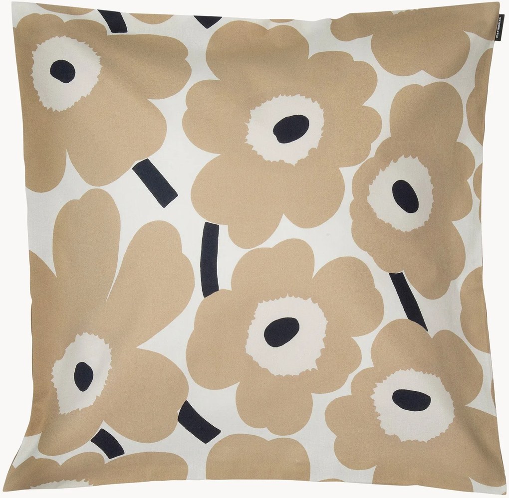 Katoenen kussenhoes Pieni met bloemenprint