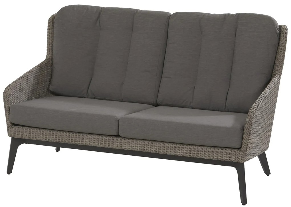 4 Seasons Outdoor Luxor loungeset met Donut  Loungeset    antraciet weerbestendig
