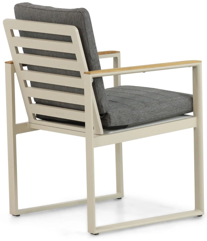 Tuinstoel Aluminium/Teak Transparant Lifestyle Garden Furniture Faro