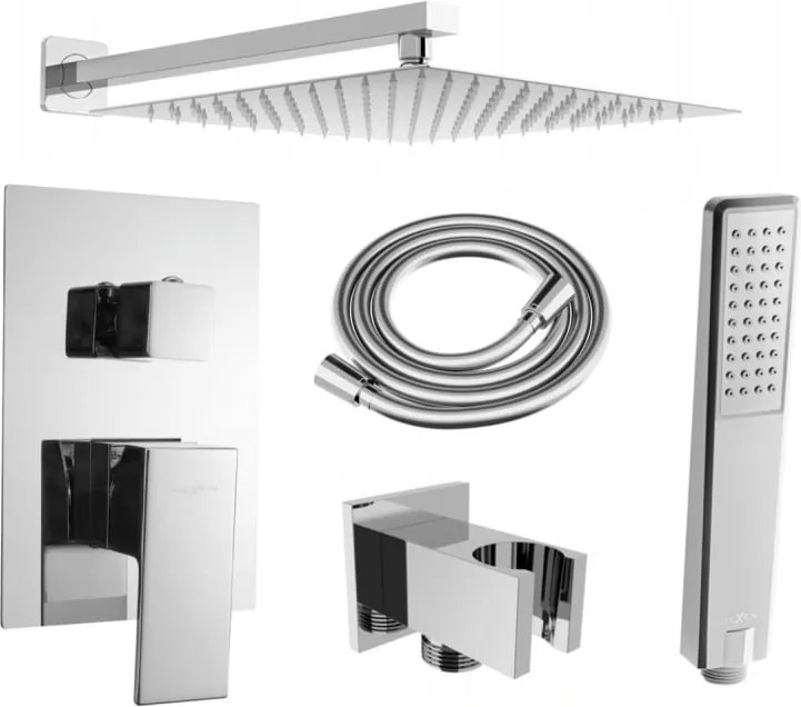 Mexen Uno DR72 inbouwdoucheset, chroom - 71435DR72-00