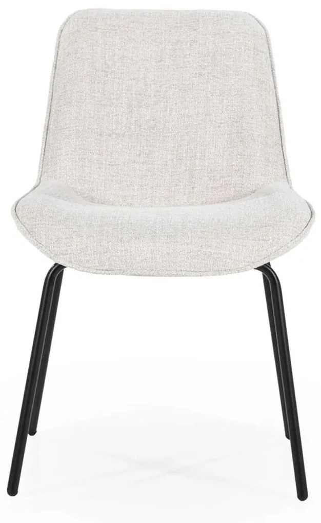 By-Boo Base Scandinavische Eetkamerstoel Met Armleuningen Beige