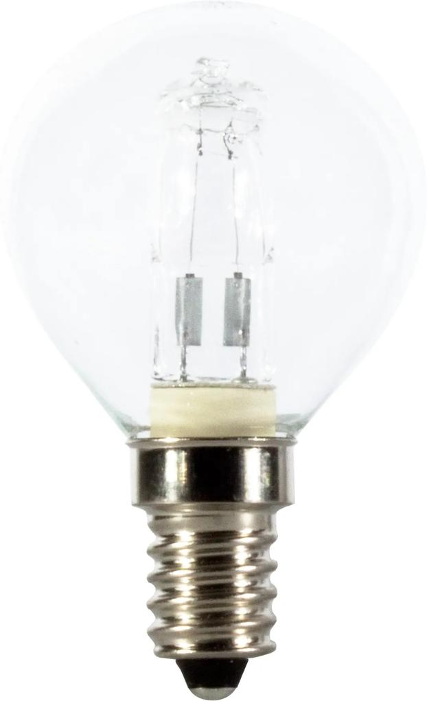 Calex spaar halogeen kogellamp 240v 42w(56w) e14 p45 helder