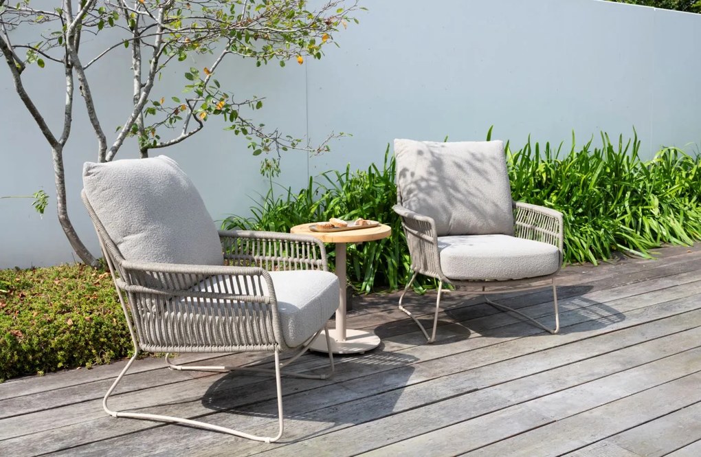 4 Seasons Outdoor Botanic loungestoel latte  Loungestoel    taupe weerbestendig