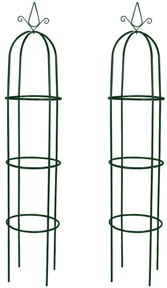 vidaXL Tuinboogtorens 2 st