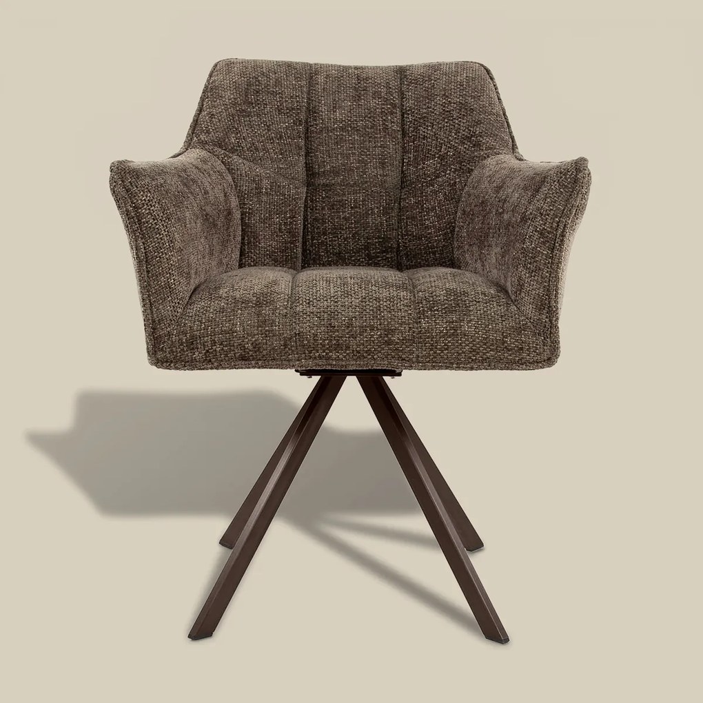 Draaibare Eetkamerstoel Taupe