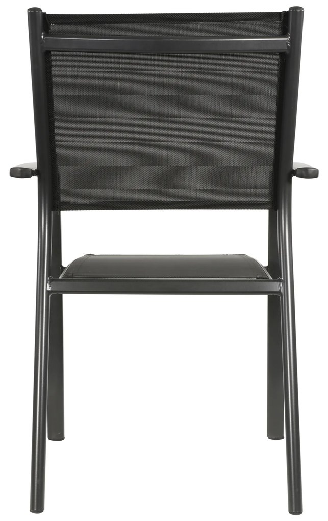 Lesli Living  Tuinstoel Stapelbaar - Prego - Antraciet - Lesli Living