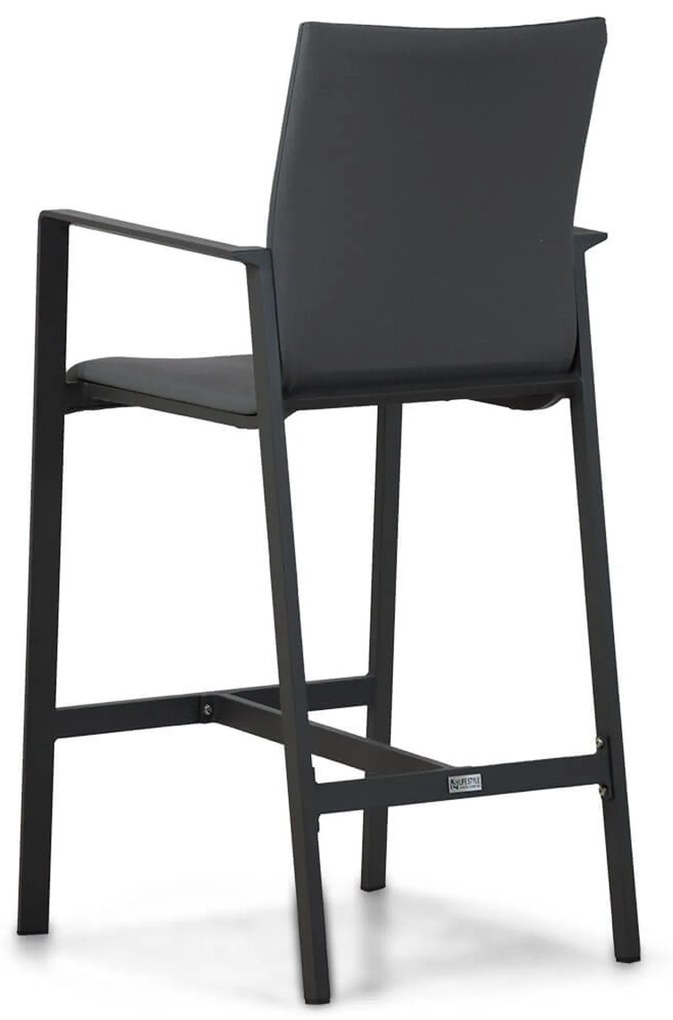 Barstoel Aluminium Grijs-antraciet Lifestyle Garden Furniture Rome antraciet