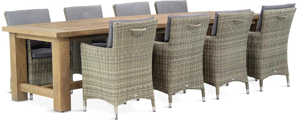 Garden Collections Springfield/ Fourmile 300 cm dining tuinset 9-delig