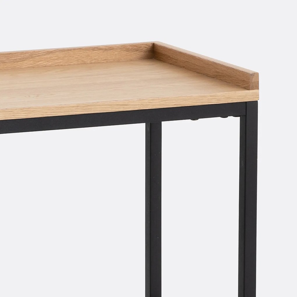 Wandtafel in eik en staal, Volga