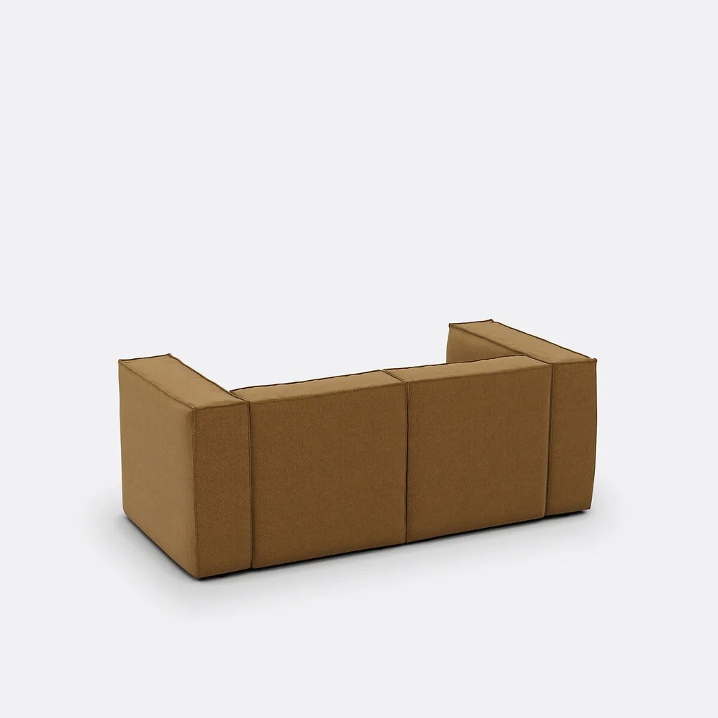 Modulaire bank 2-zit, gestructureerde stof, Seven