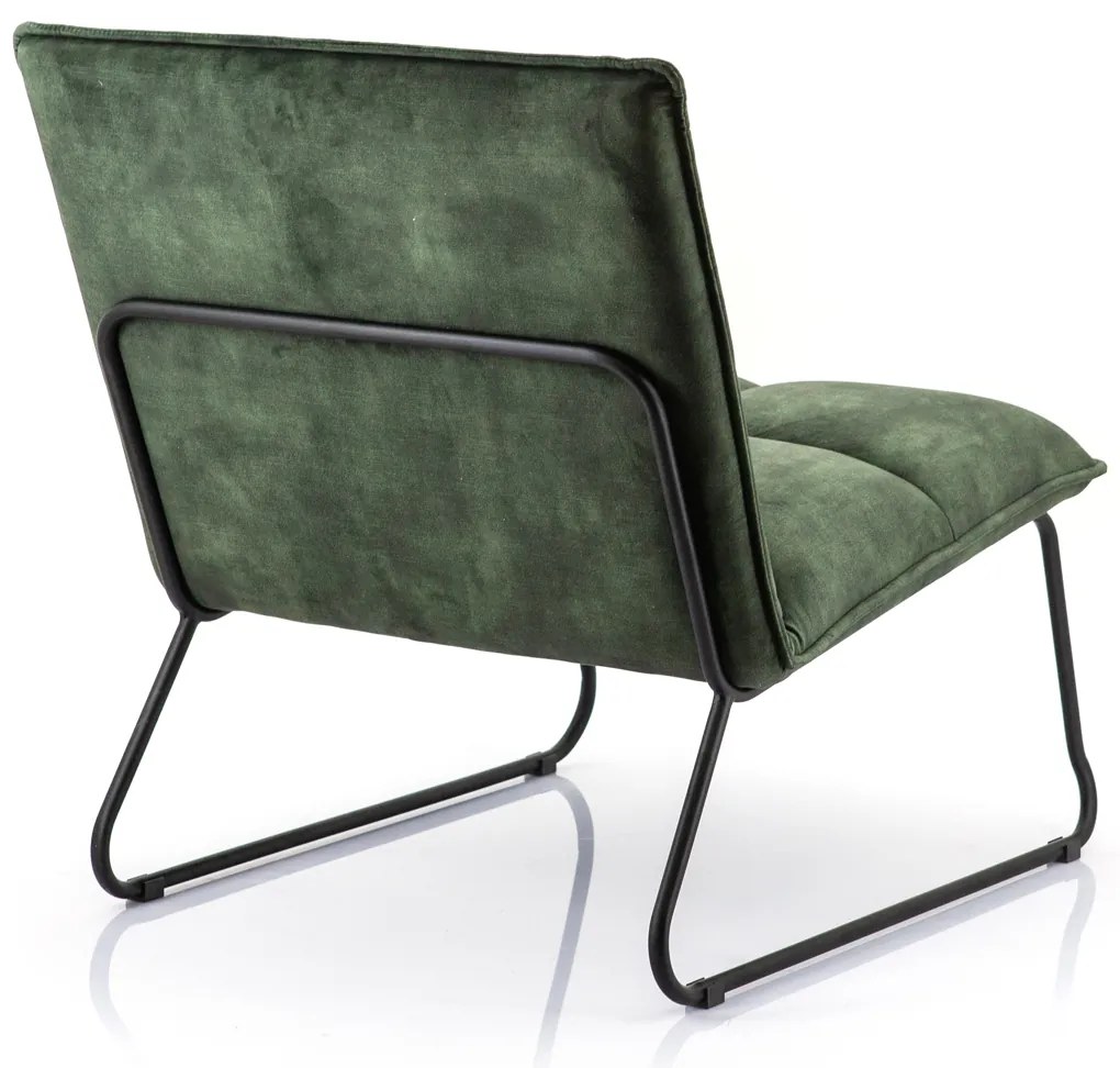 Eleonora Ruby Fluwelen Design Fauteuil Groen