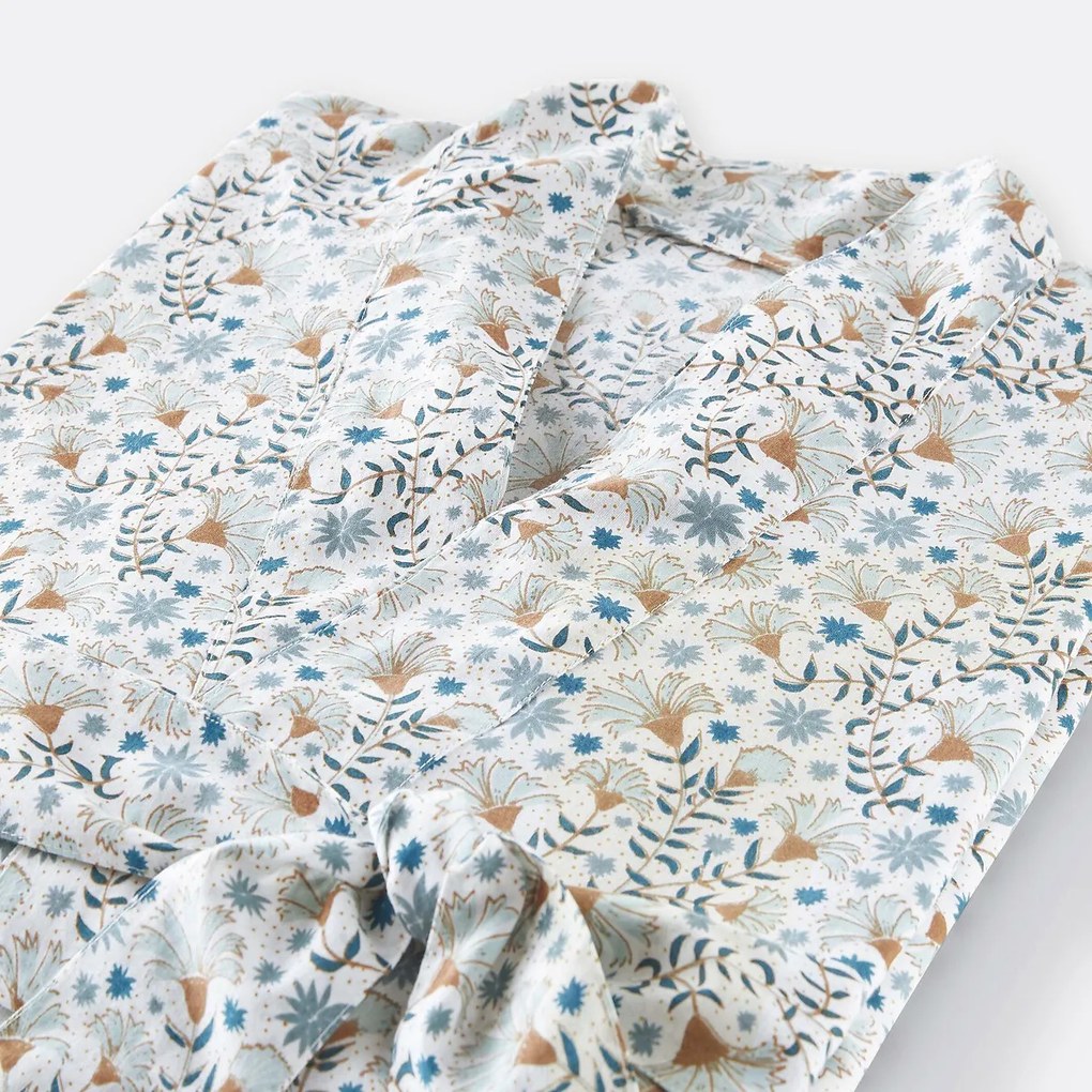 Kimono badjas in zuiver voilekatoen Kalyan