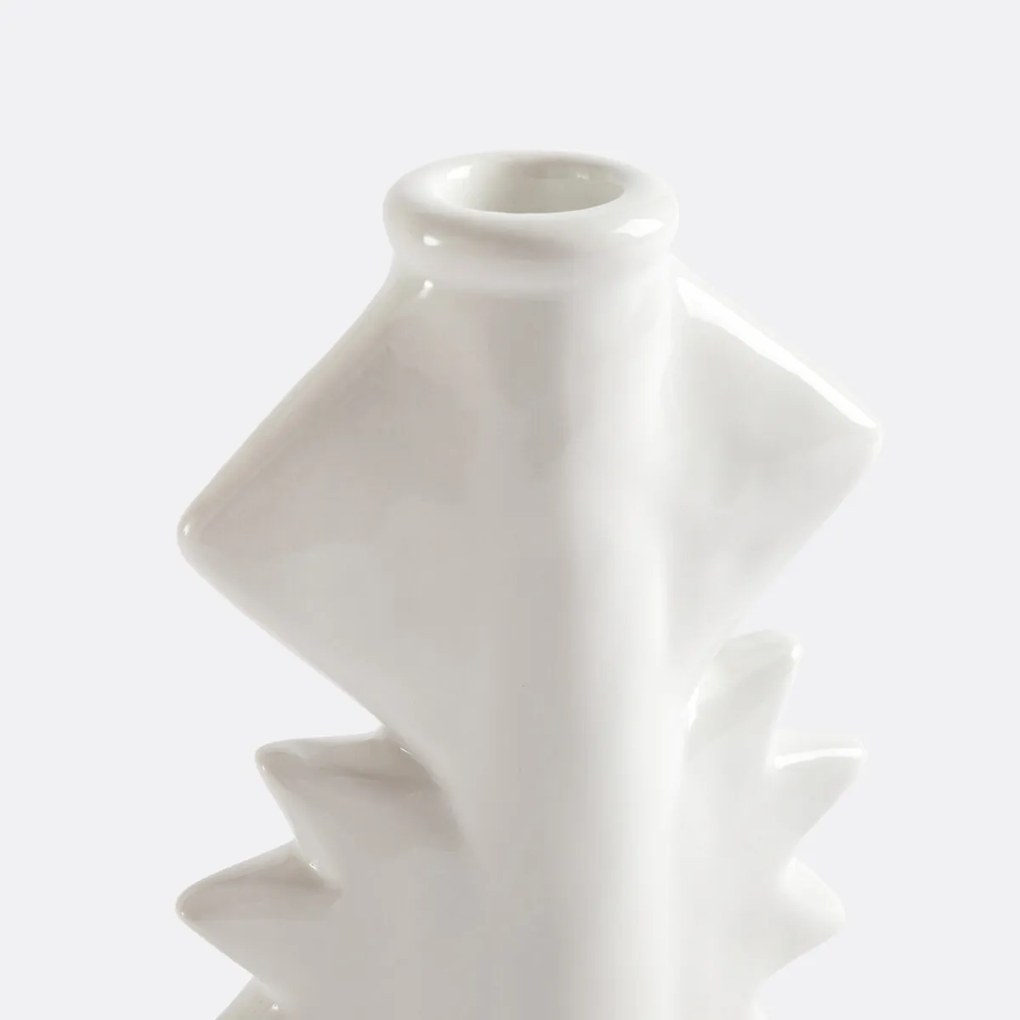 Keramische kandelaar H20 cm, Hamara