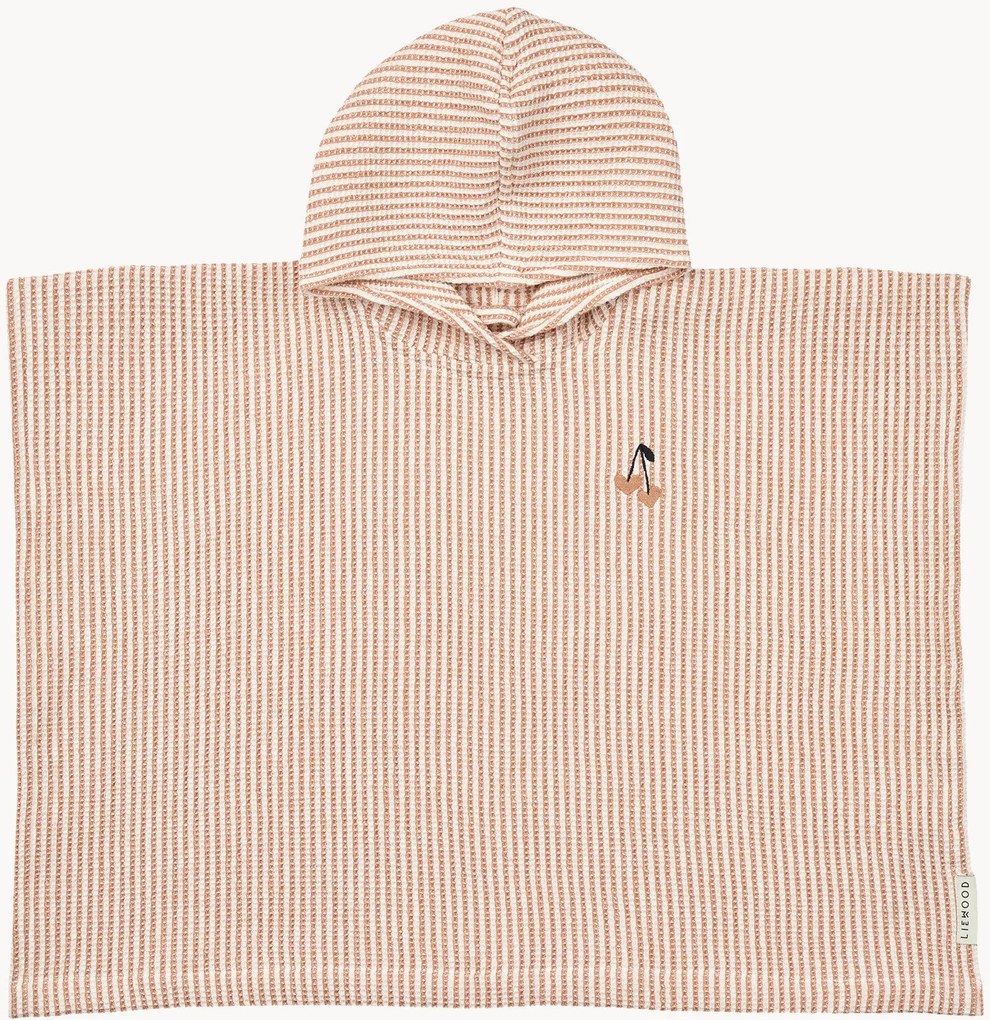 Kinderponcho Paco van biokatoen, in verschillende maten