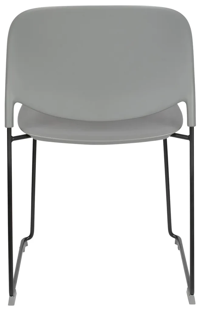 Kunststof Design Stapelstoel Grijs