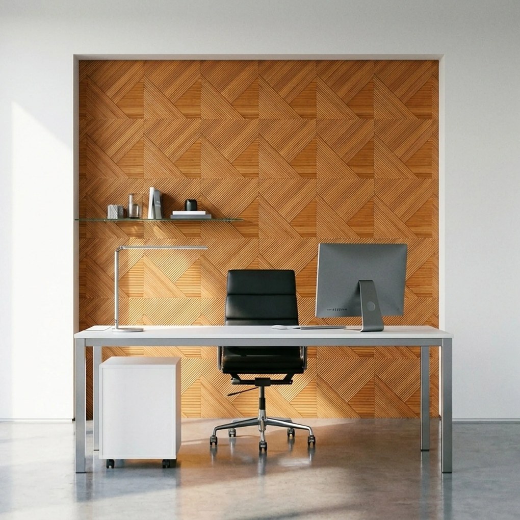 3D Houten Wandpaneel | Xilan XL | 40×40 cm | Wanddecoratie