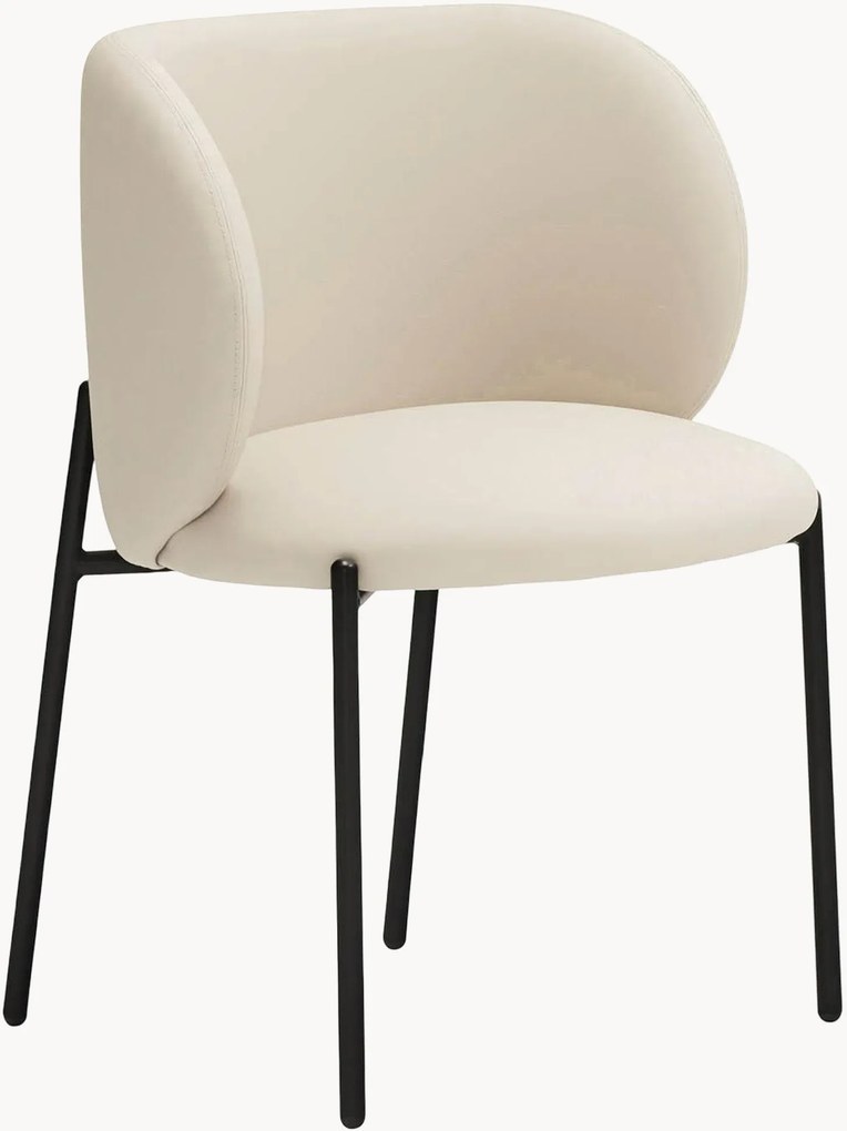 Kunstleren eetkamerstoelen Mogi, 2 stuks