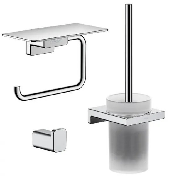 Hansgrohe Addstoris toiletaccessoireset - driedelig - Chroom SW651141/SW651126/SW651244