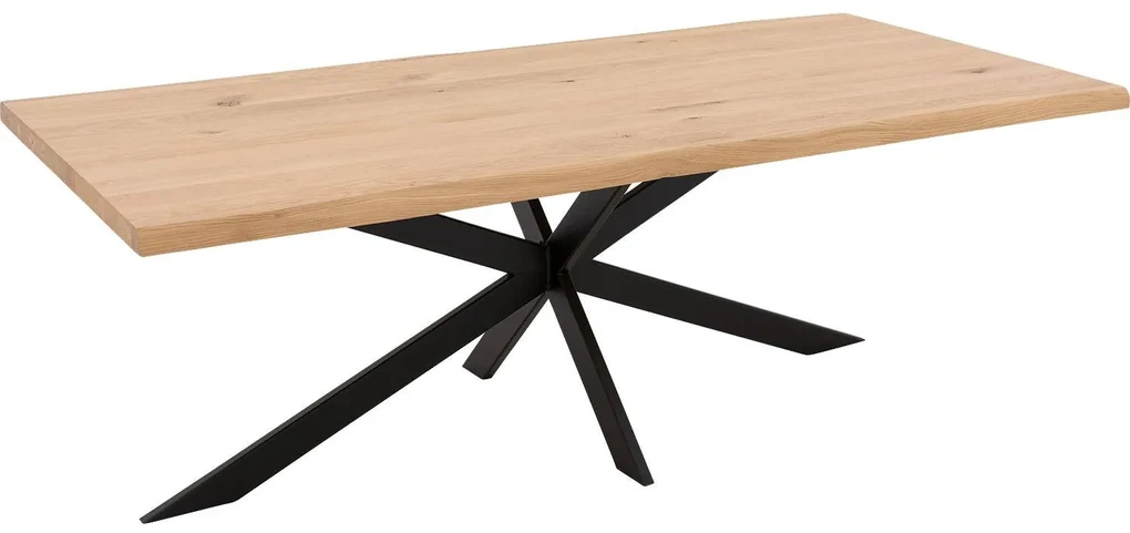 Goossens Eettafel Blade, Boomstamblad 200 x 100 cm 5 cm dik