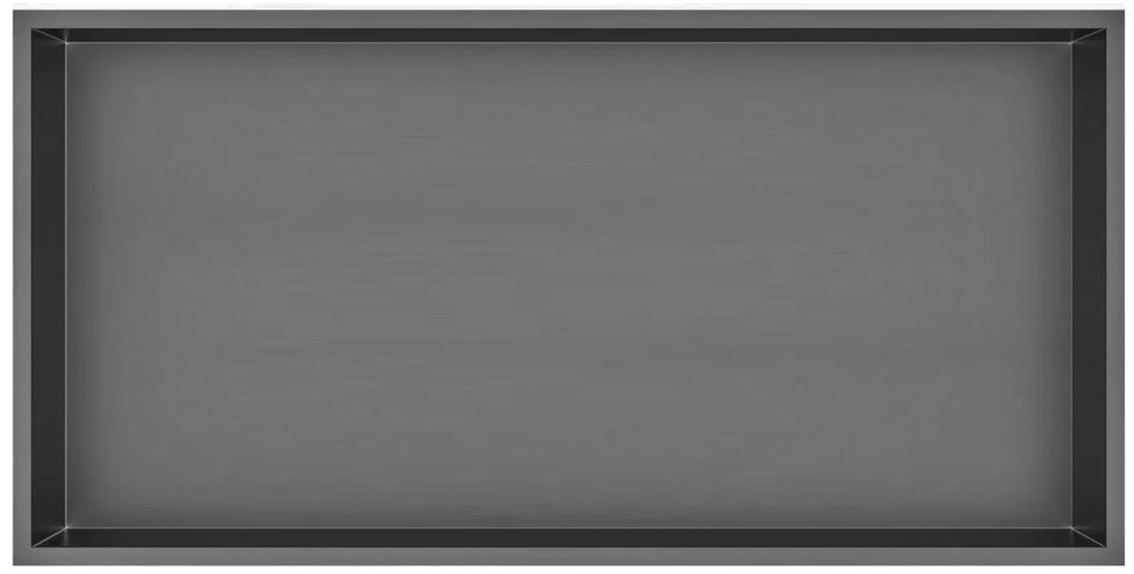 Best Design Moya Lotus inbouwnis 61x30,5x7cm gunmetal