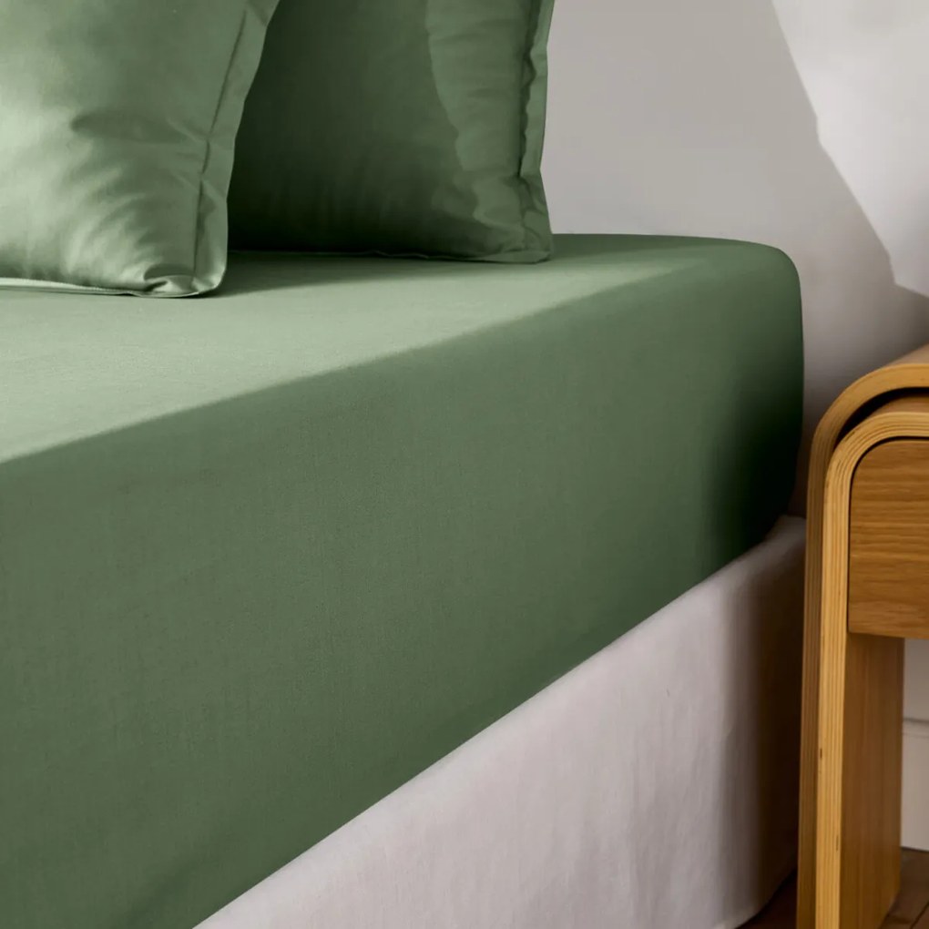 Hoeslaken perkal katoen, 80 draden, 30 cm kop, Scenario