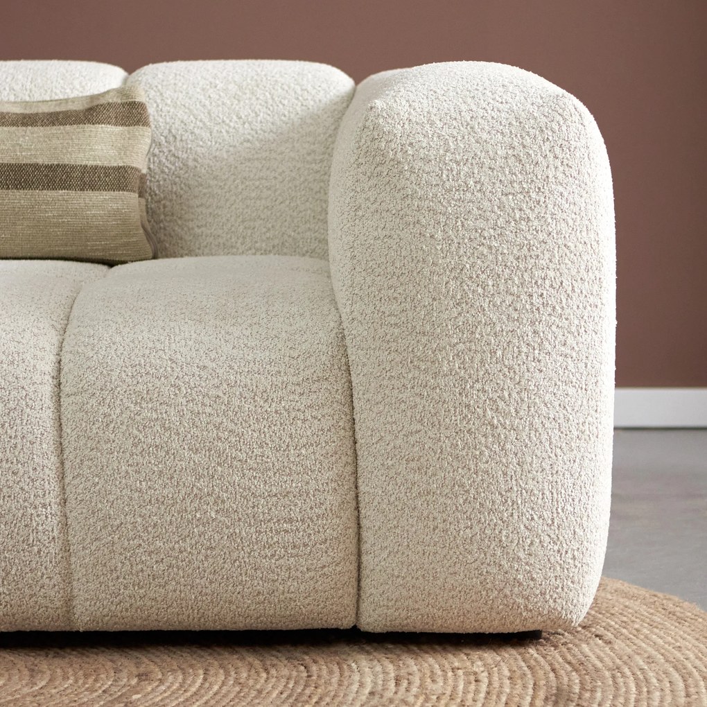 Design Bank Creme Hoek Links