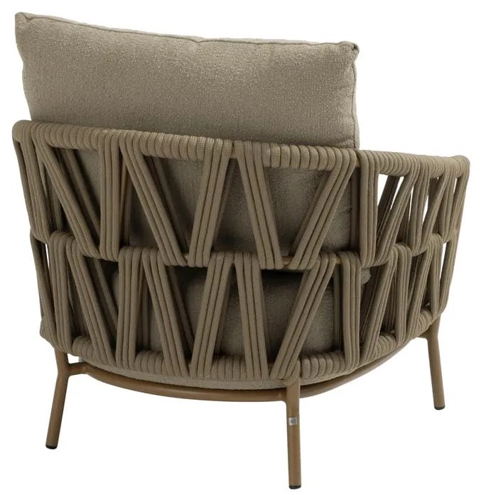 4 Seasons Outdoor Biarritz loungestoel amber Loungestoel   beige weerbestendig