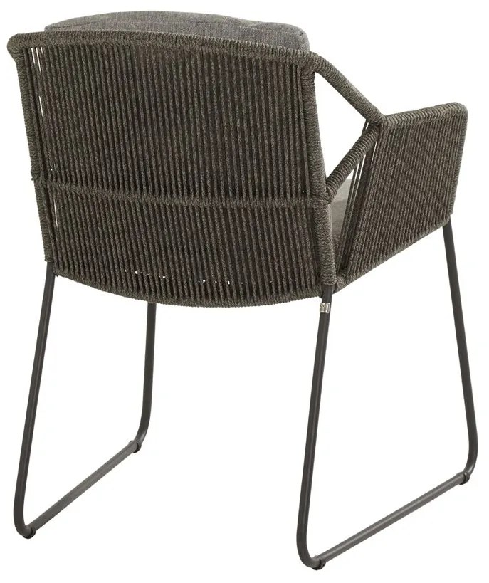 4 Seasons Outdoor Accor eetset met Goa tafel HPL blad 220 cm light grey  Tuinset     weerbestendig